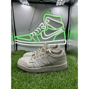 New Balance 480‎ Kids Shoes Sz 1.5 PSB480 Low Top Sneakers Triple White Shoes